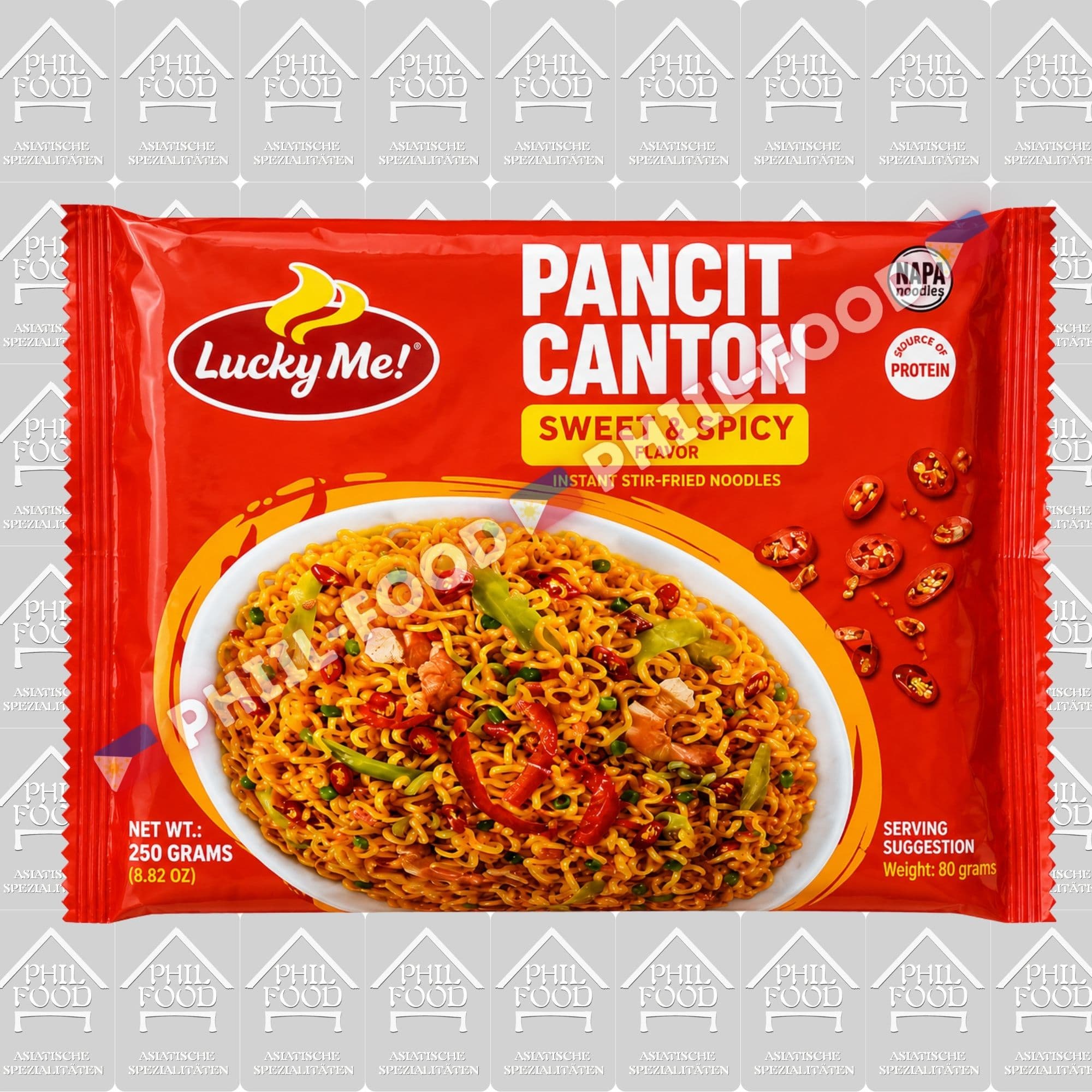 Lucky Me! Pancit Canton Sweet & Spicy Flavor