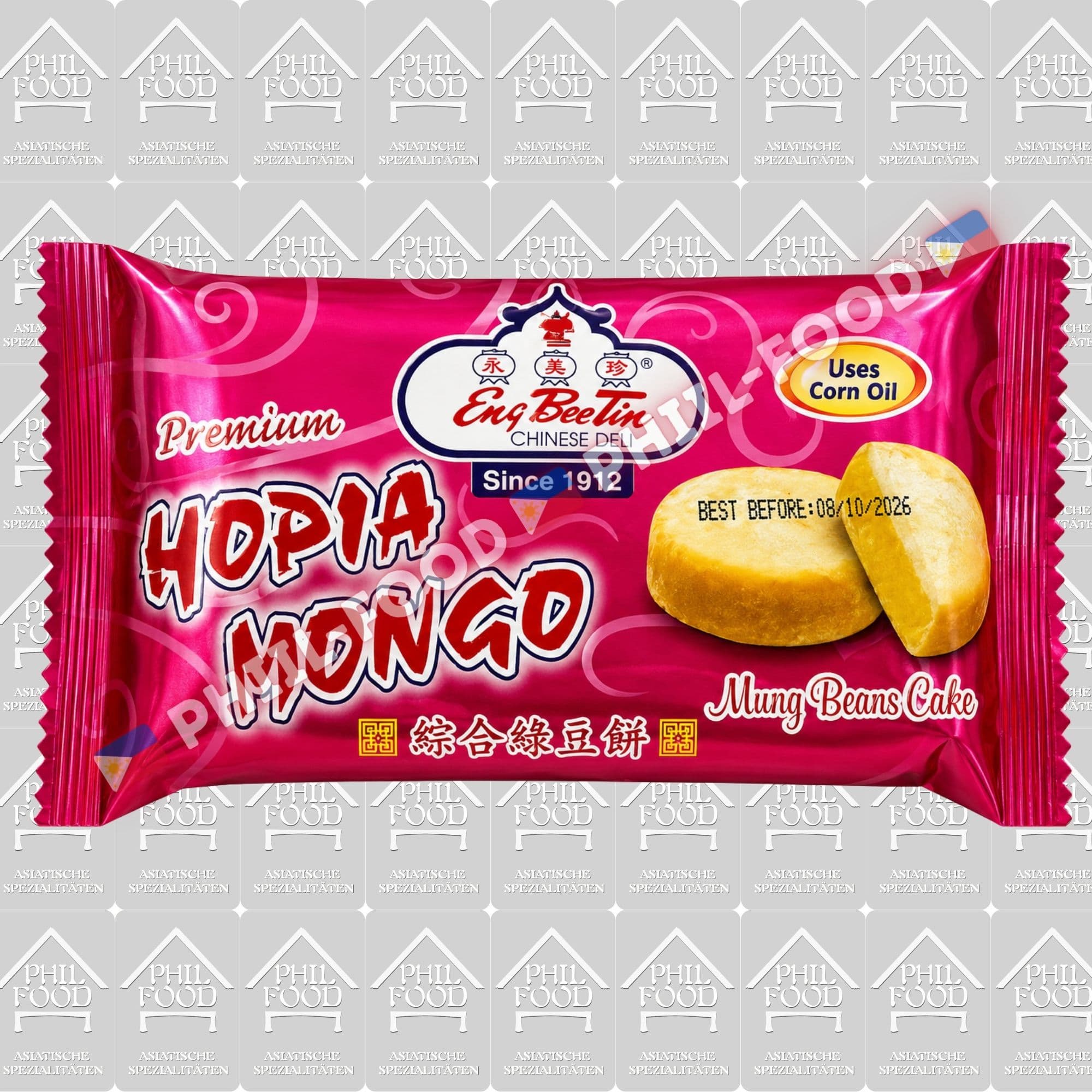 Eng Bee Tin Hopia Mongo (Mung Beans Cake)