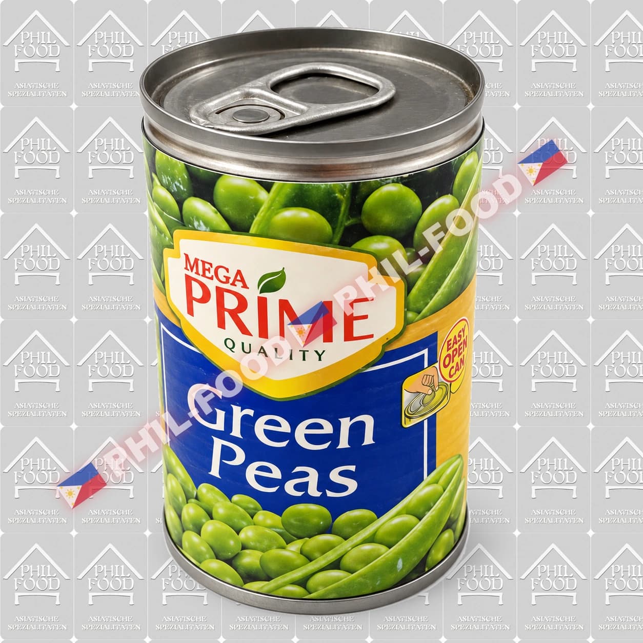 Mega Prime Green Peas 155 g