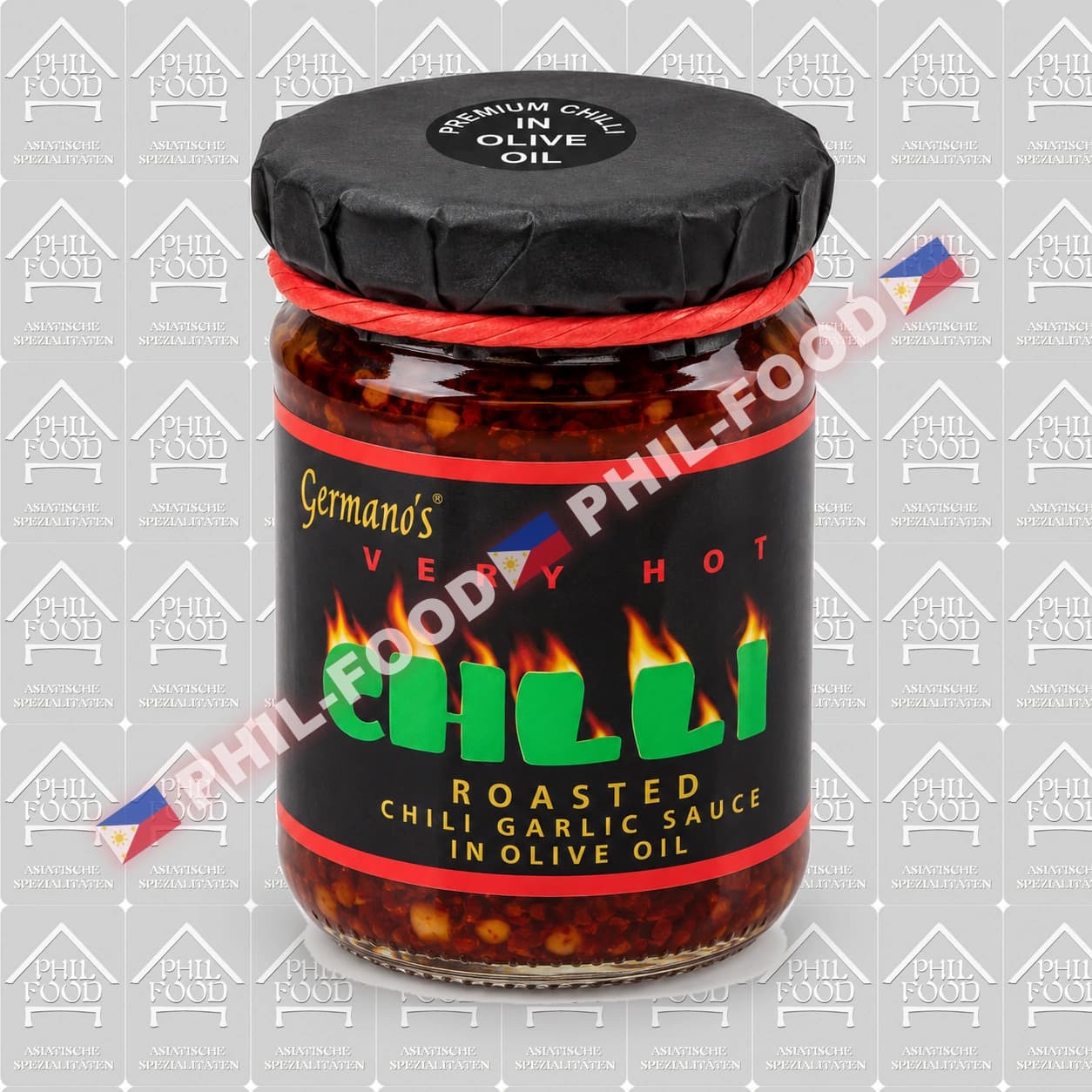 Germano’s Very Hot Chilli in Olive Oil 100 g