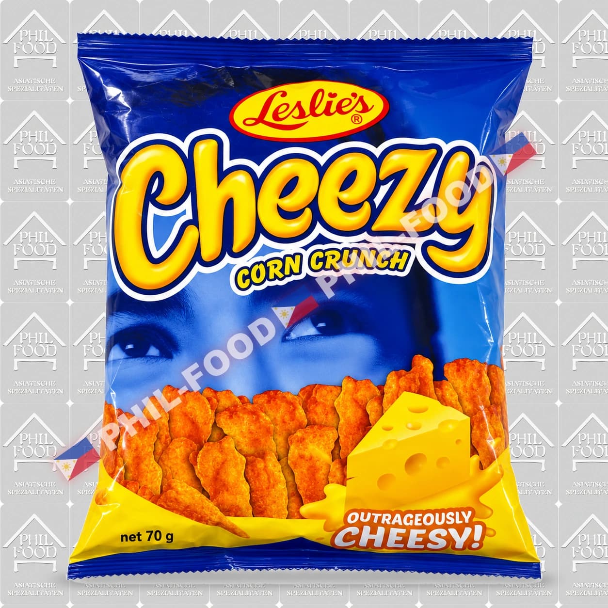 Leslie’s Cheezy Corn Crunch 70 g