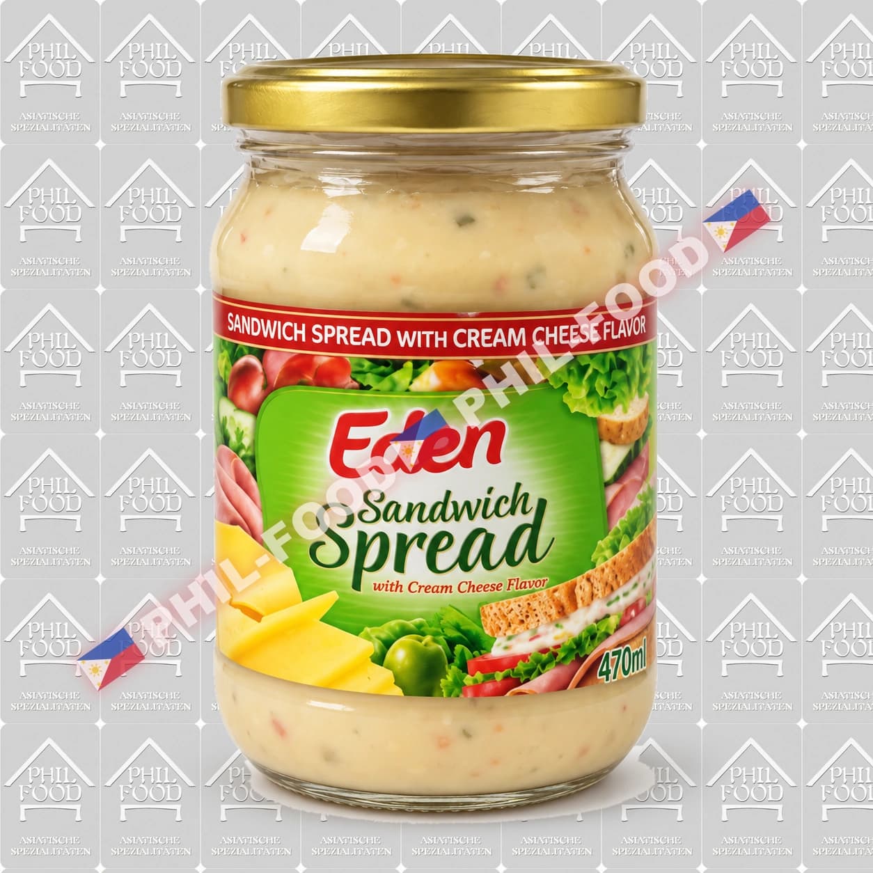 Eden Sandwich Spread with Cream Cheese Flavor 470 ml