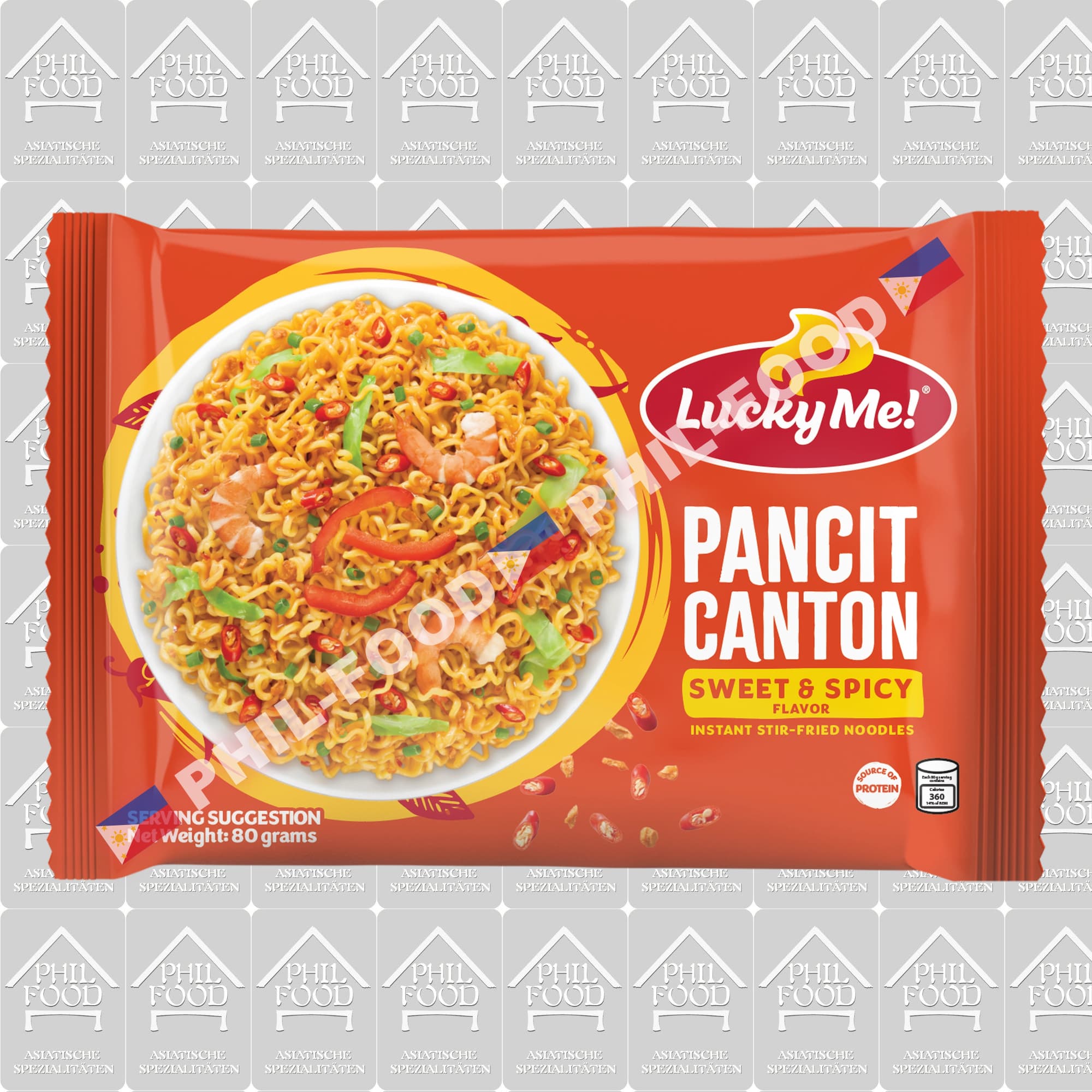 Lucky Me! Pancit Canton Sweet & Spicy Flavor