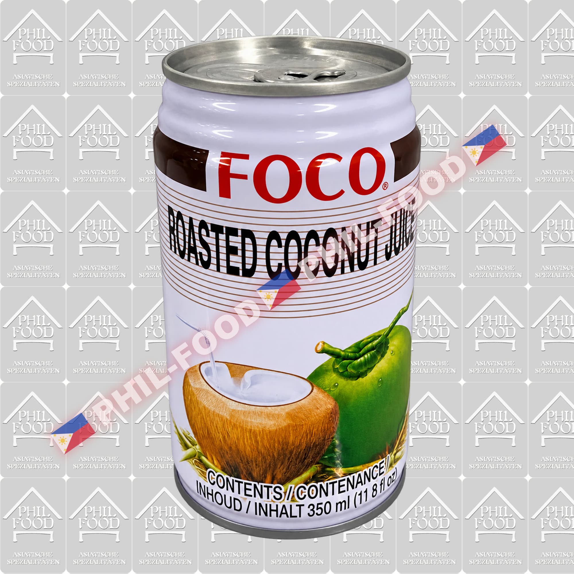 Foco Roasted Coconut Juice – Kokosgetränk 350 ml