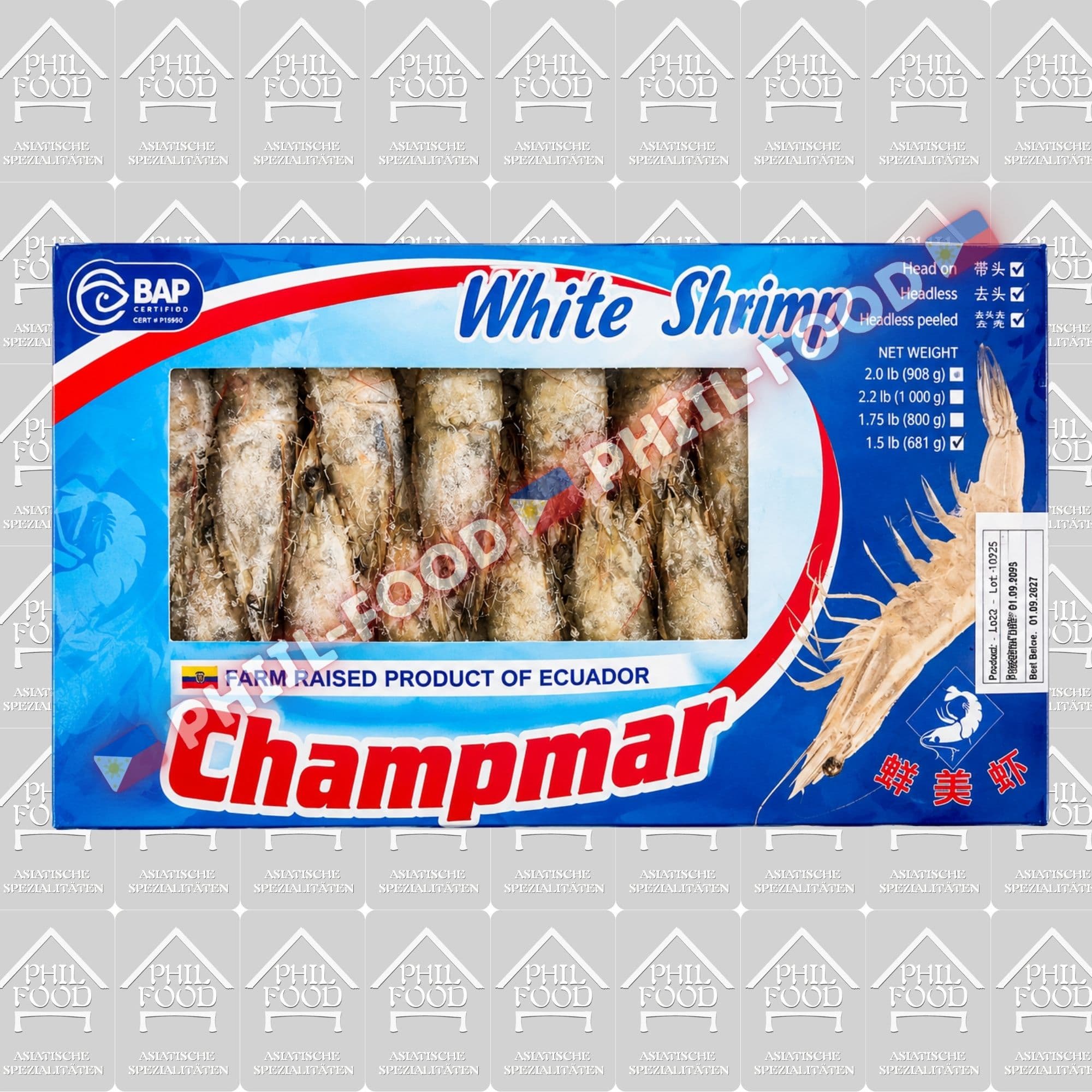 Champmar White Shrimp (Farm Raised Product of Ecuador)
