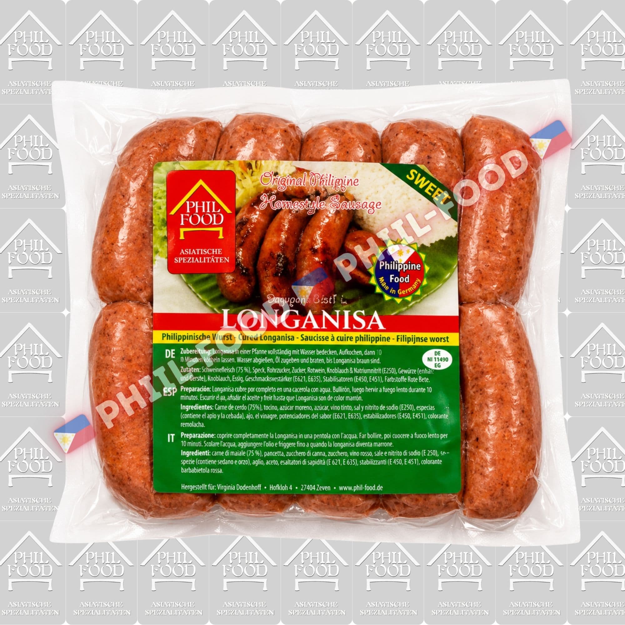 Longanisa Sweet 500g