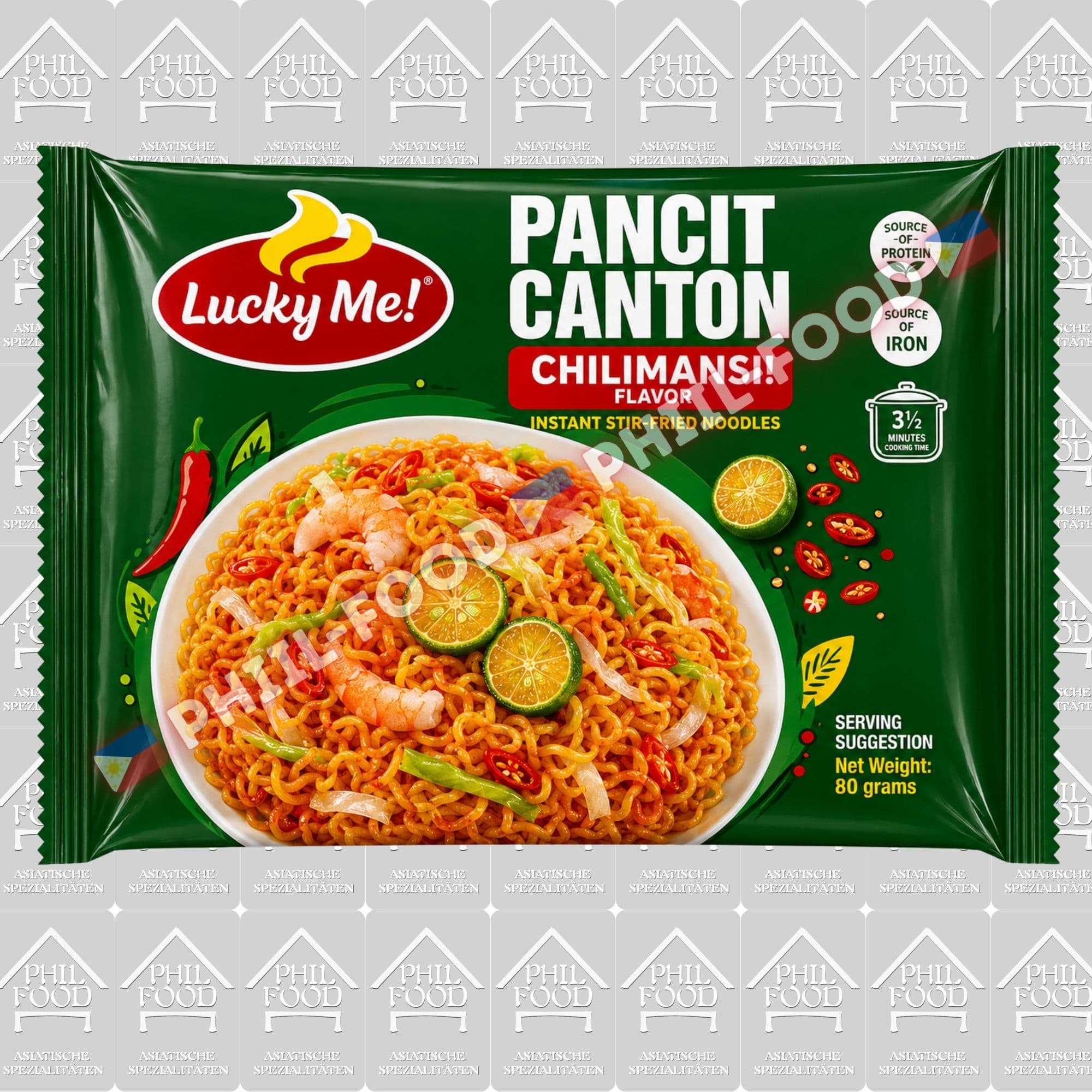 Lucky Me! Pancit Canton Chilimansi Flavor