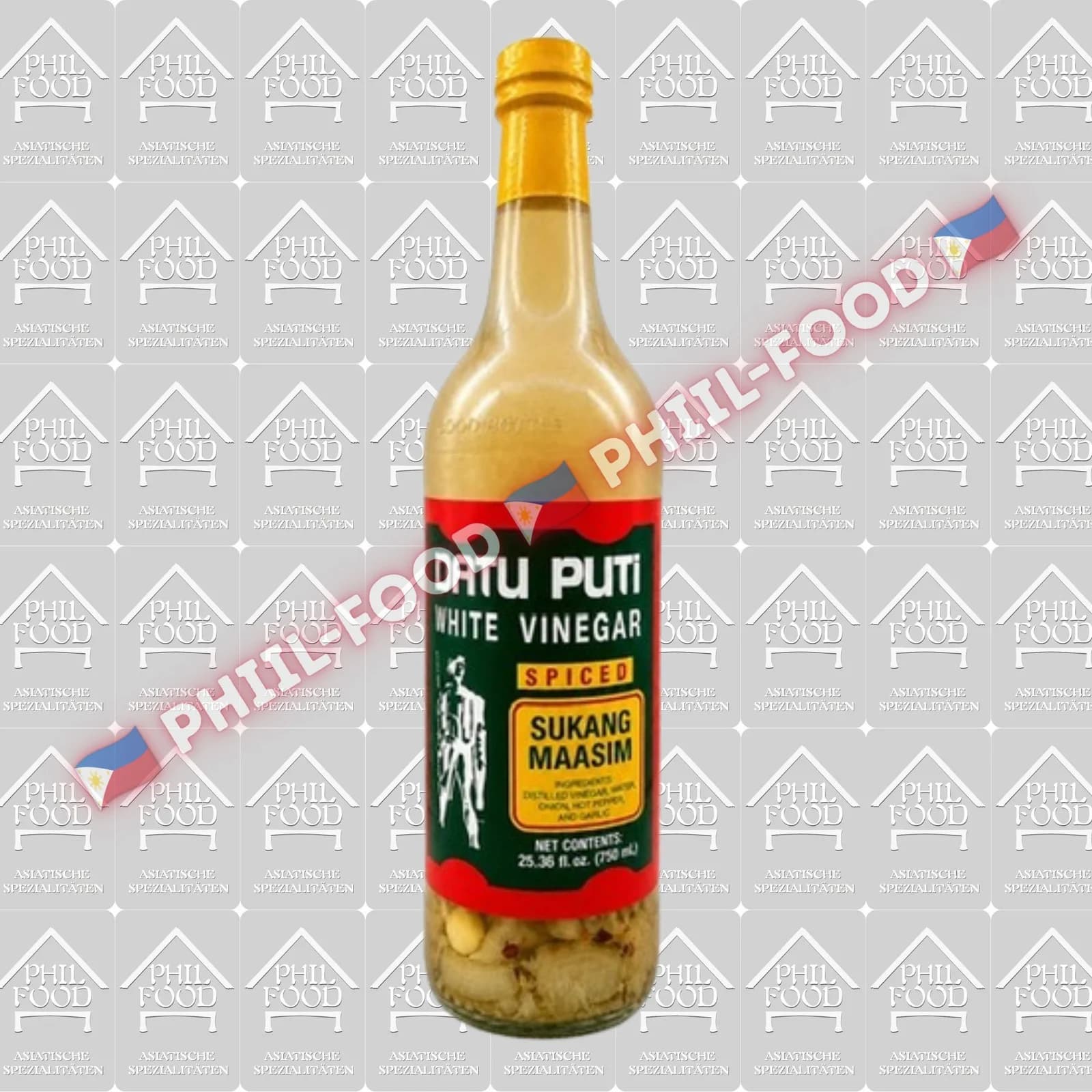 Datu Puti Spiced White Vinegar - Sukang Maasim (750 ml)