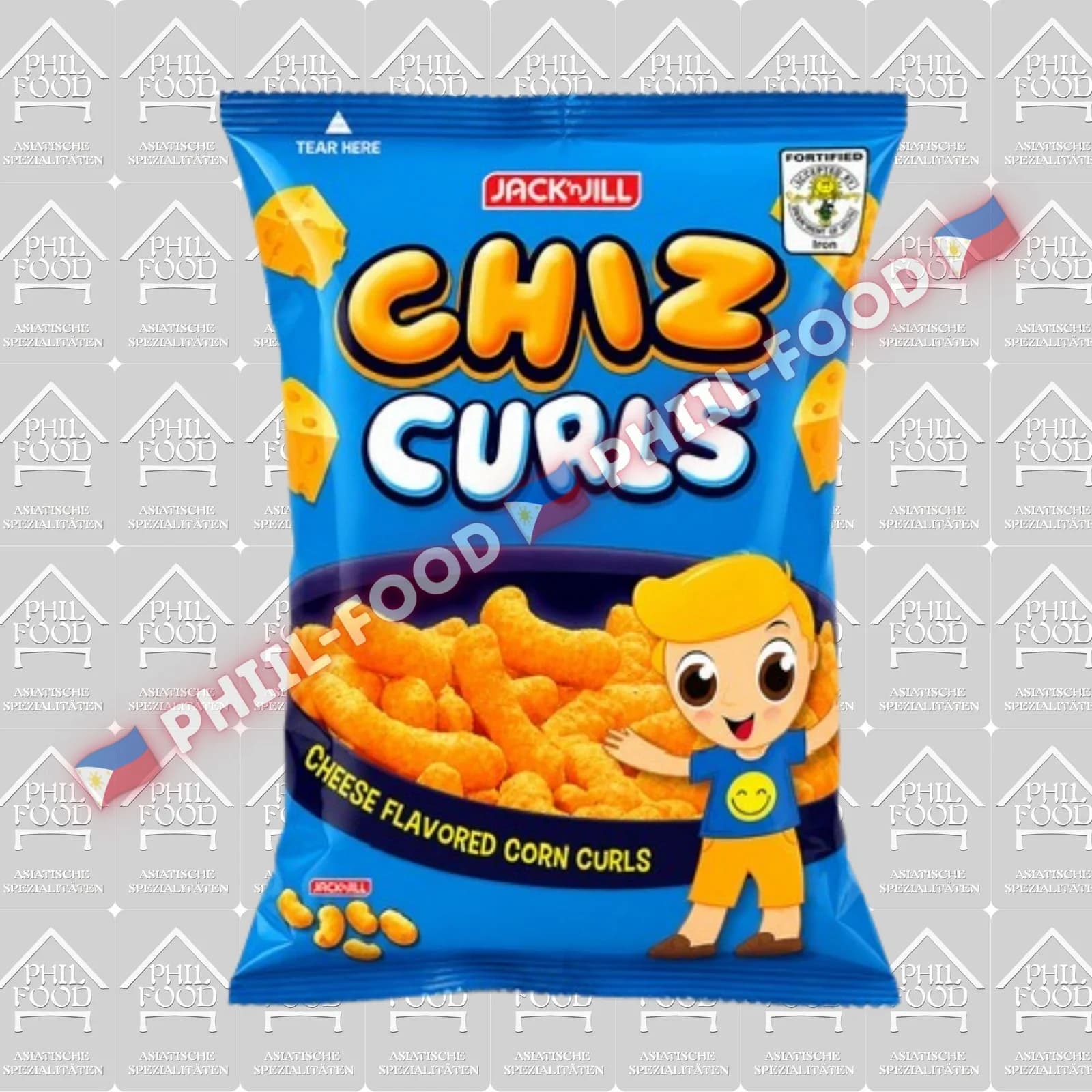 Jack ’n Jill Chiz Curls – Cheese Flavor