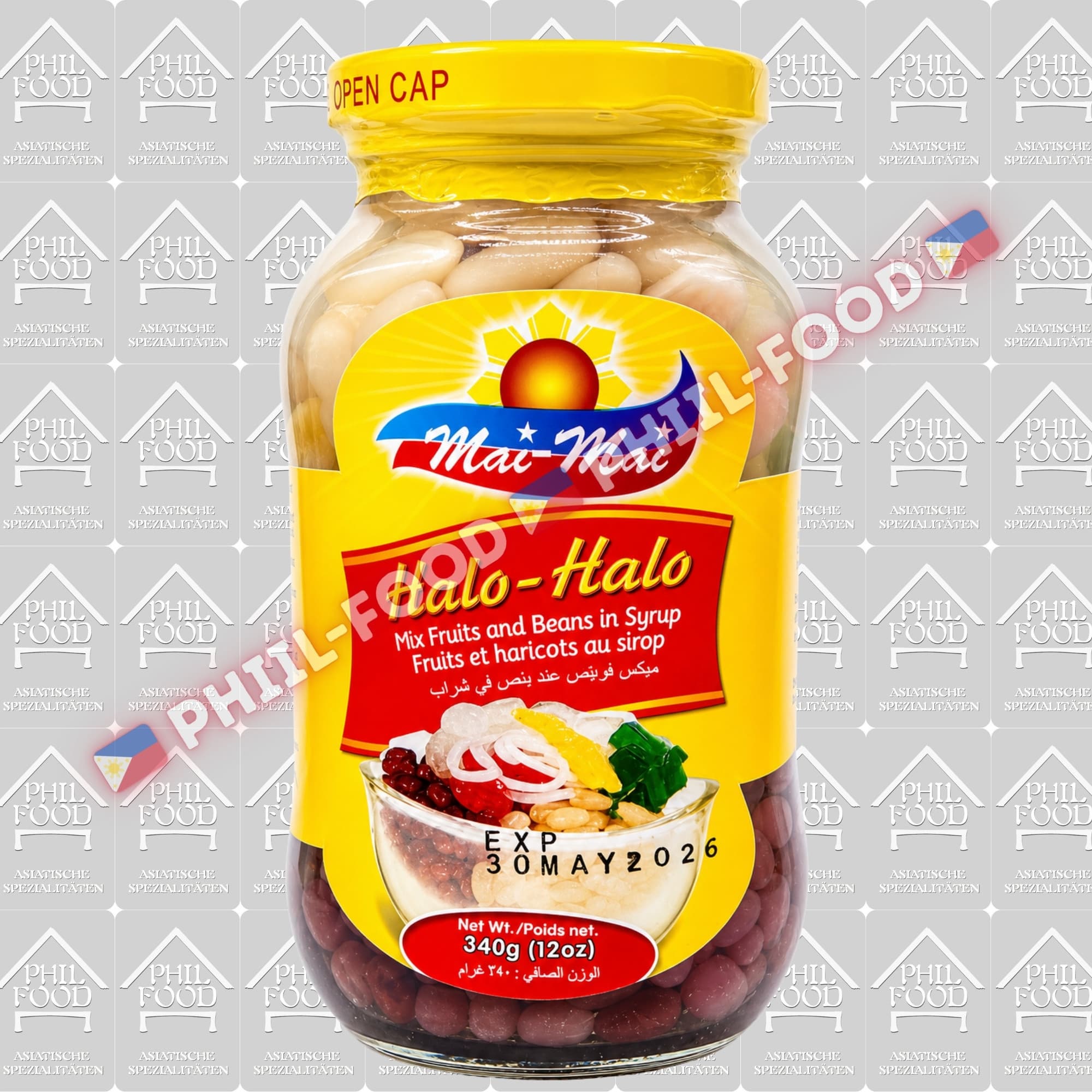 Mai-Mai Halo-Halo Mix Fruits and Beans in Syrup