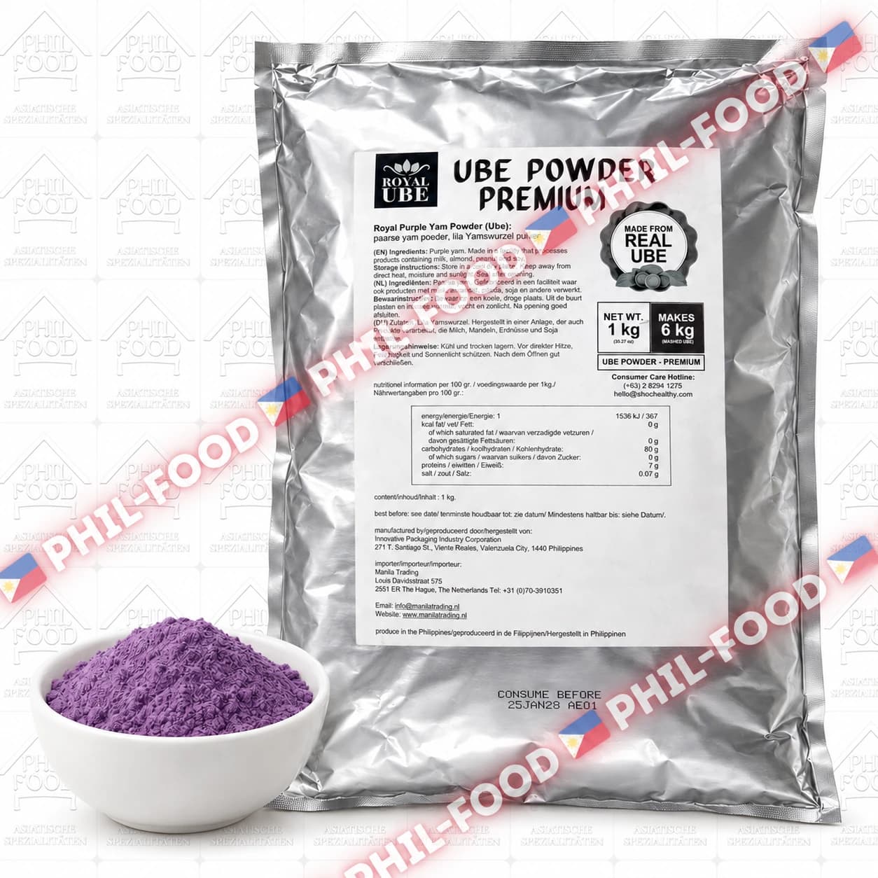 Royal Ube Powder Premium – Ube-Pulver 1 kg