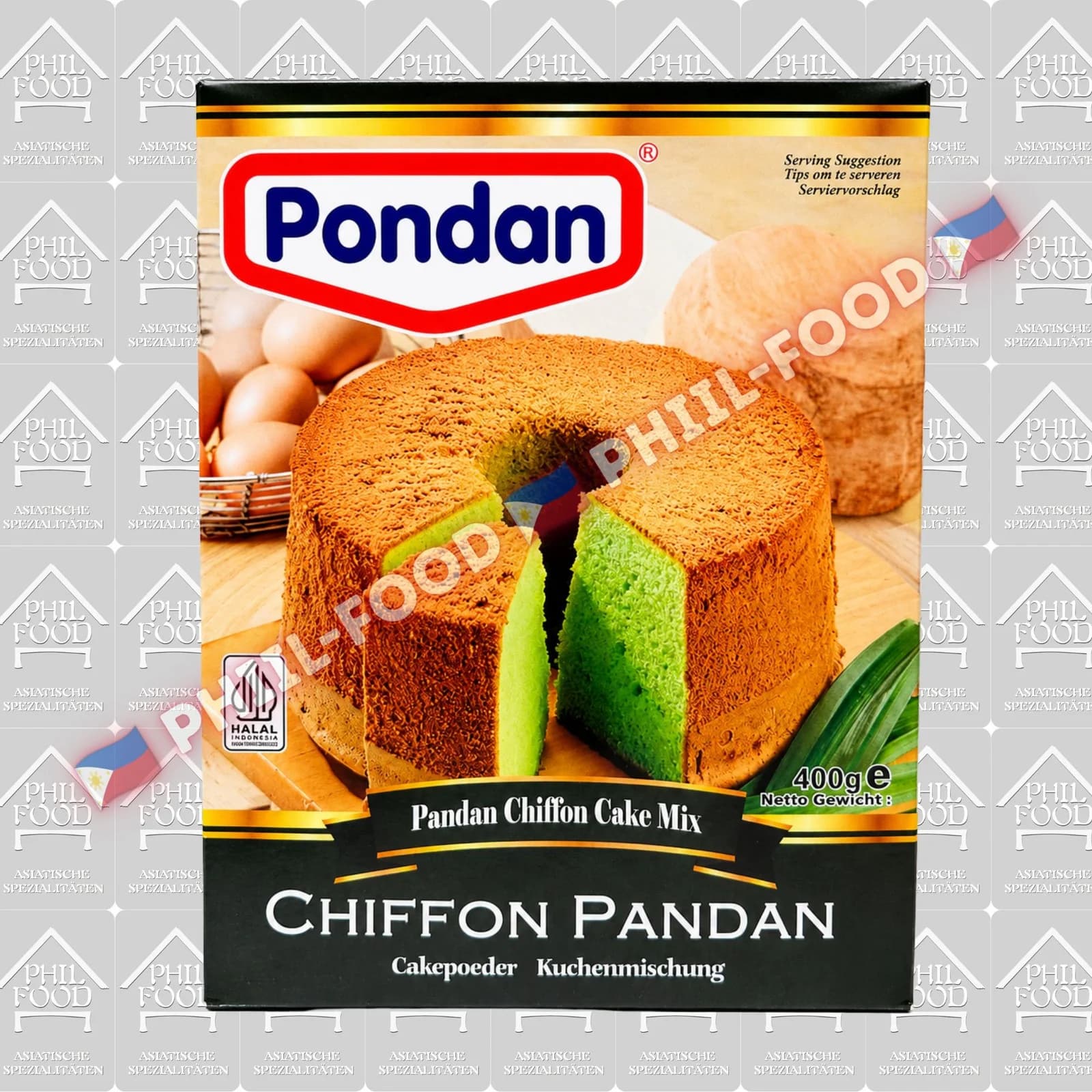 Pondan Pandan Chiffon Cake Mix