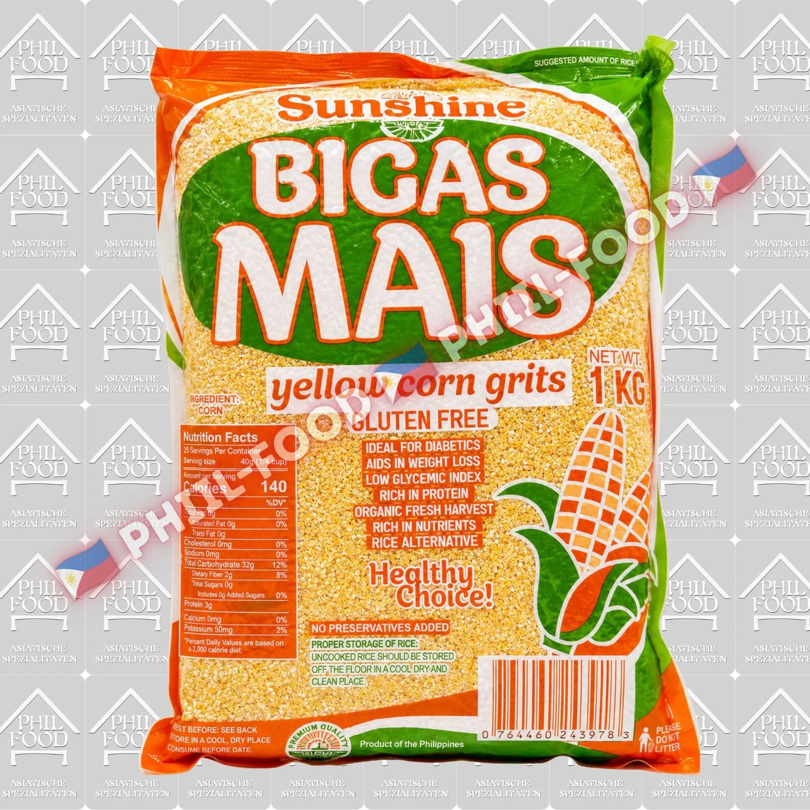 Sunshine Bigas Mais Yellow Corn Grits