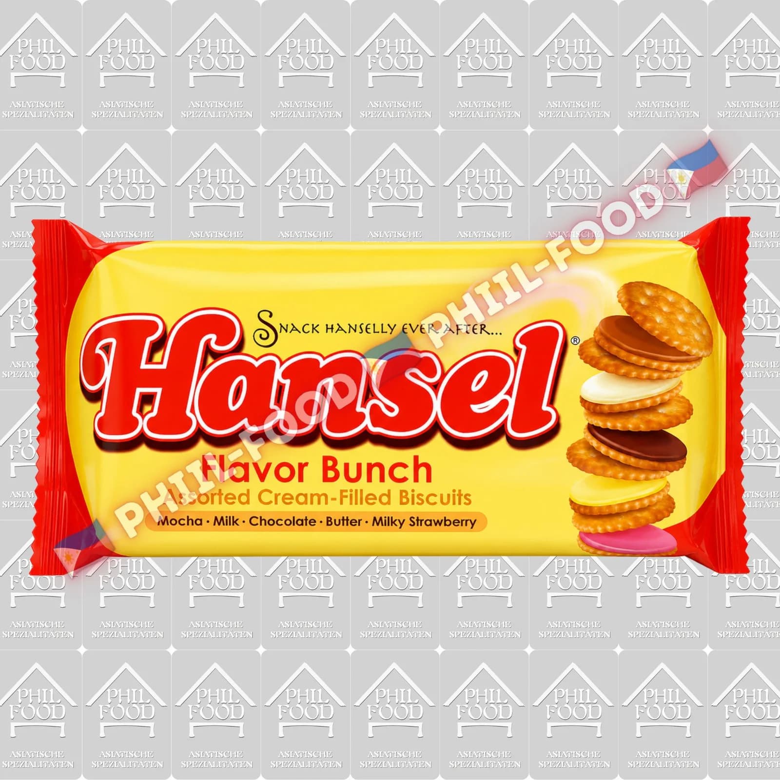 Hansel Flavor Bunch – Assorted Cream-Filled Biscuits